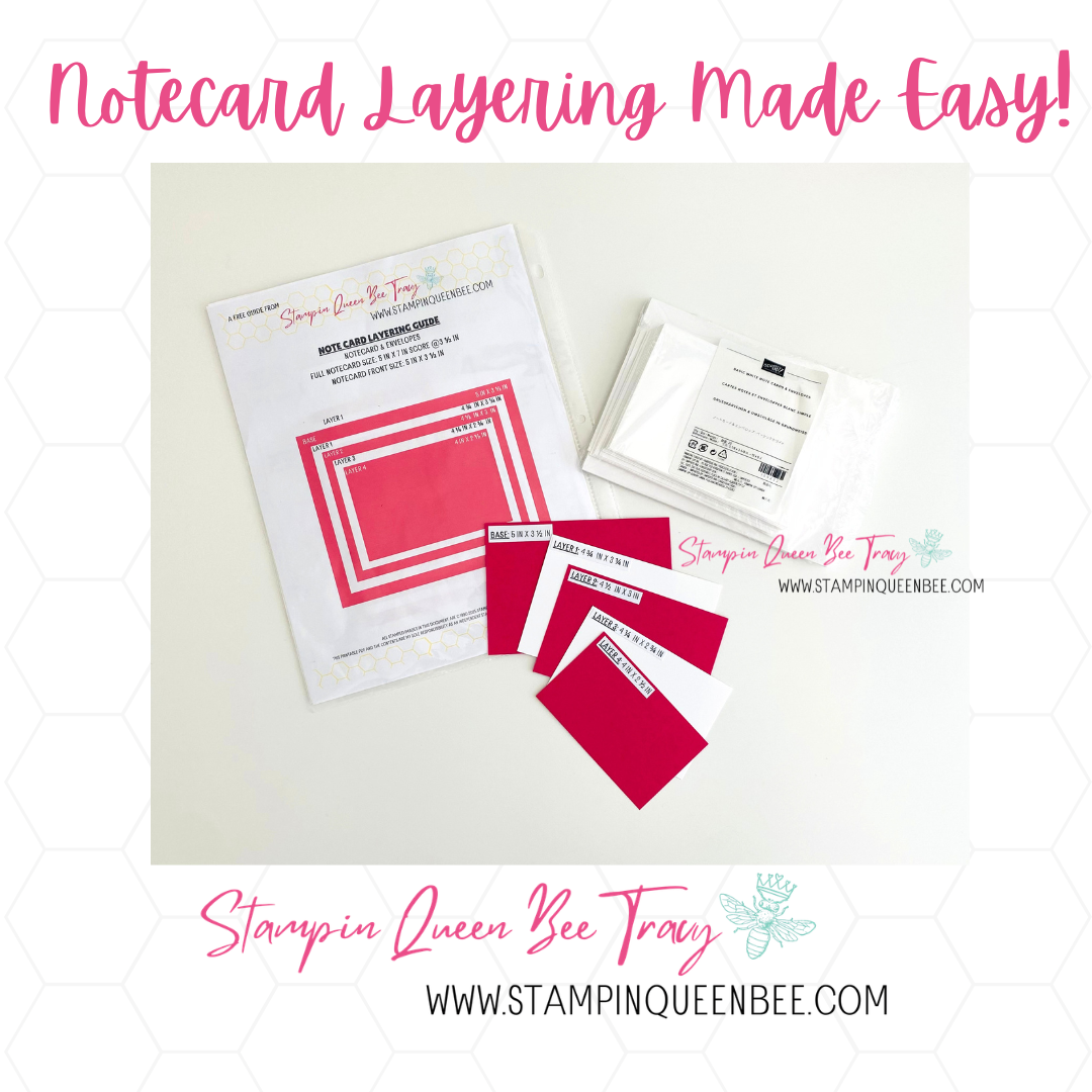 notecard layering guide Graphic